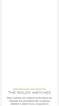 Mobile Screenshot of m.rolex.com